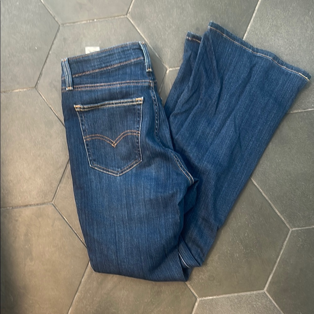 Women's Dark Blue Denim Jeans - Brand:
